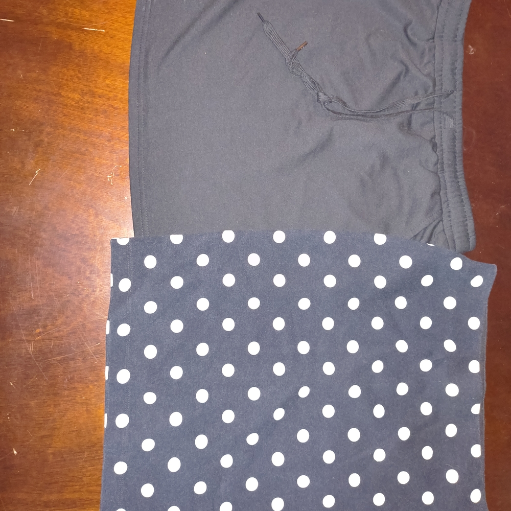 Black and White Polka Dot Skirt